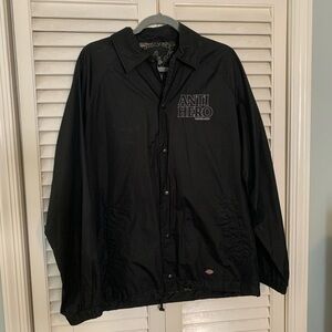 Anti Hero / Antihero Skateboards and Dickies Collab black coaches jacket